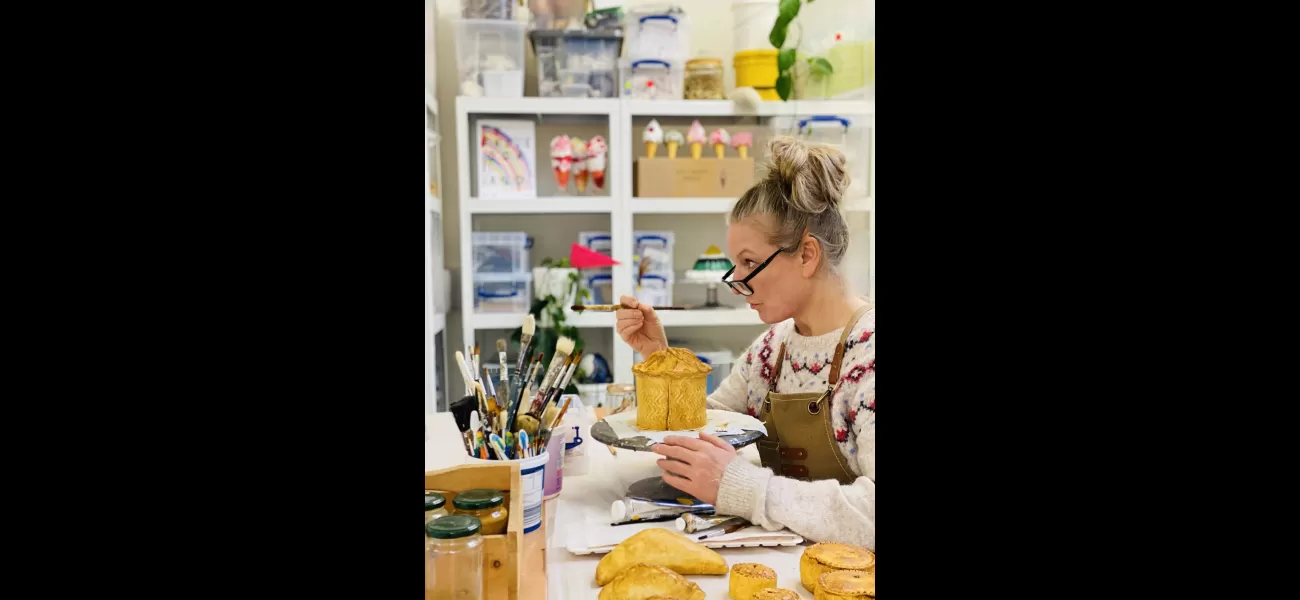 UK's inaugural counterfeit food shop creates lifelike replicas using taxidermy skills, displayed in Barbie's world.