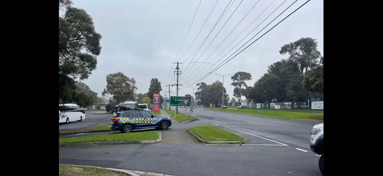 Cop sent to hospital after trying to stop stolen vehicle.