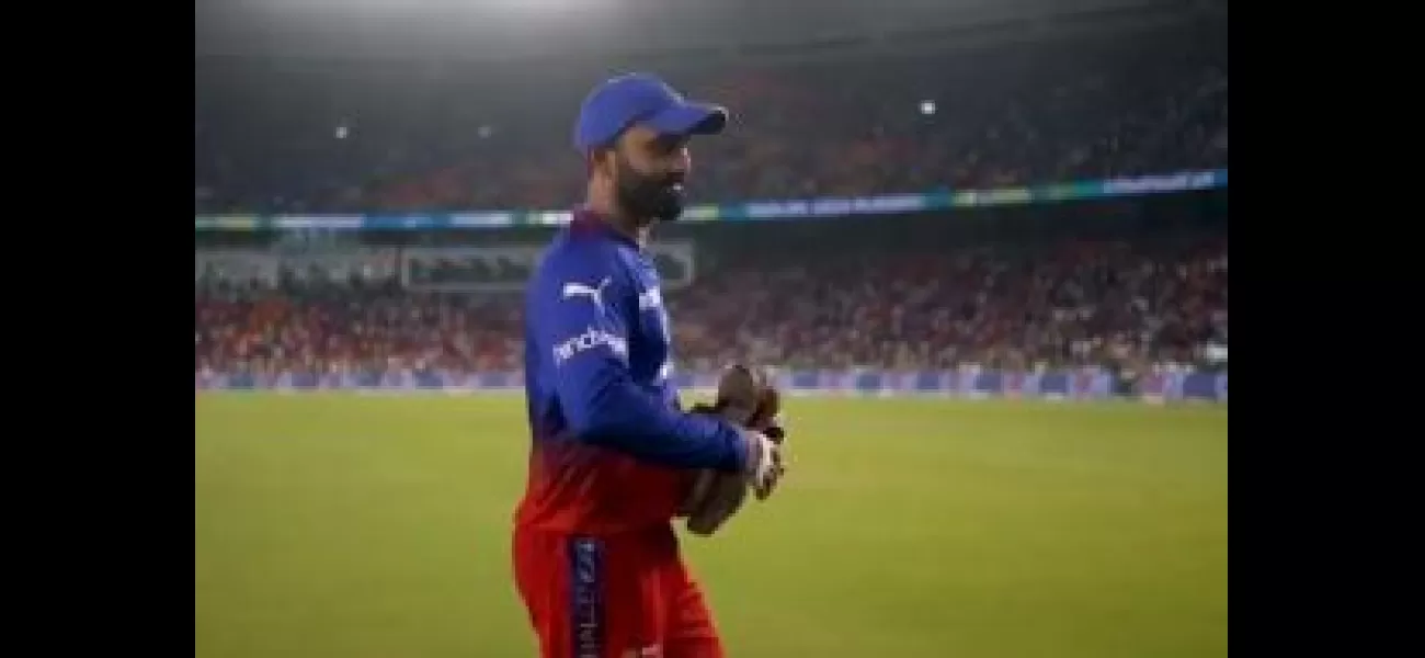 Karthik honored with emotional send-off after RCB's loss, suggests retirement from IPL.