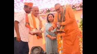 Giriraj Singh claims mafia influence in Odisha, speaking in Sambalpur.