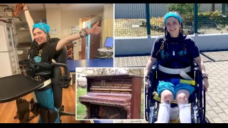 A woman is fatally injured while assisting a friend with moving a piano in a strange and unexpected occurrence.