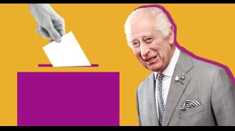 Is voting allowed for members of the Royal Family, including the King?