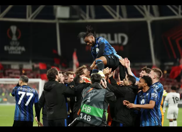 Atalanta secures Europa League win over Bayer Leverkusen with Ademola Lookman's goal.