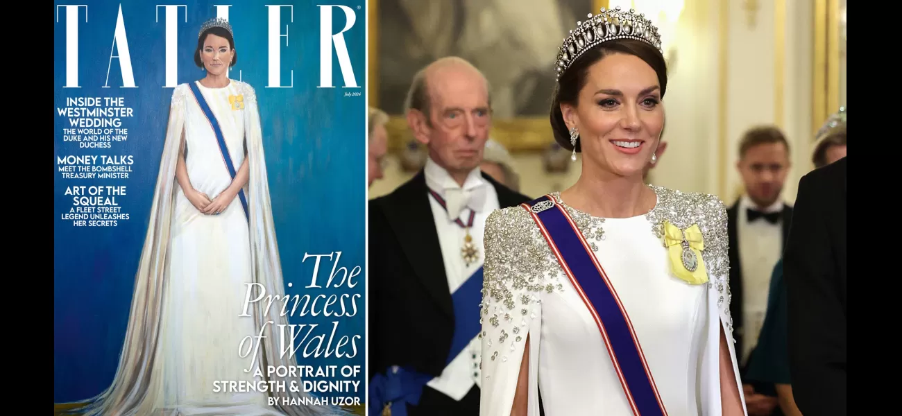 Tatler's new Kate Middleton cover has caused confusion.