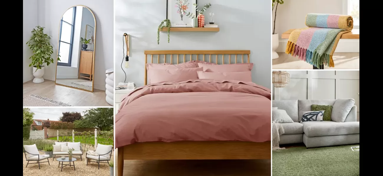 Dunelm's summer sale offers big discounts on bedding, bathroom, furniture, and air fryers up to 50% off.