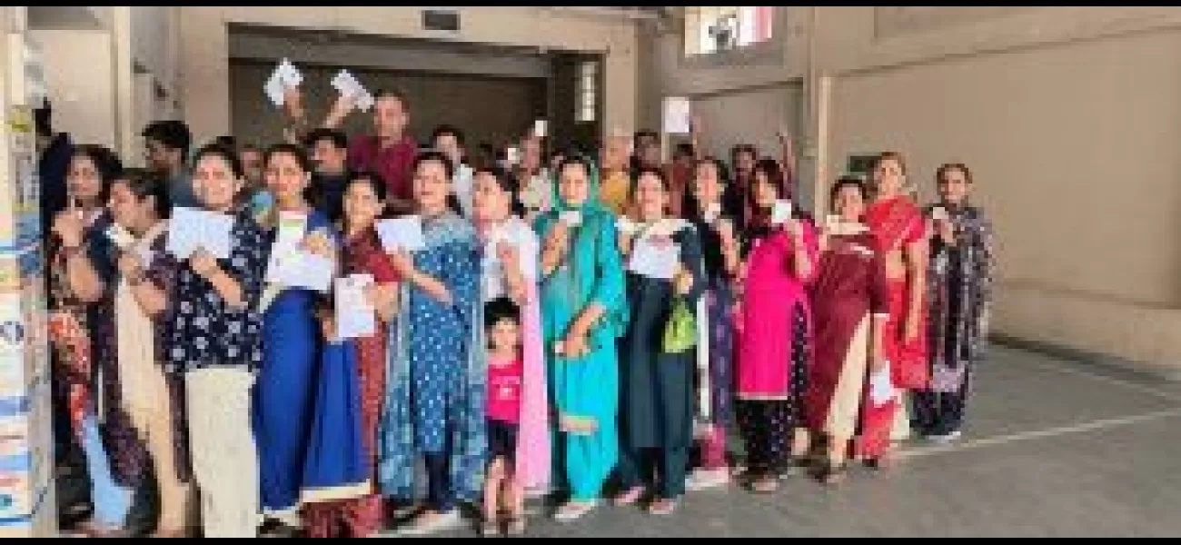 The turnout for Phase 5 of the LS polls is 62.2%, with more women casting their vote than men.
