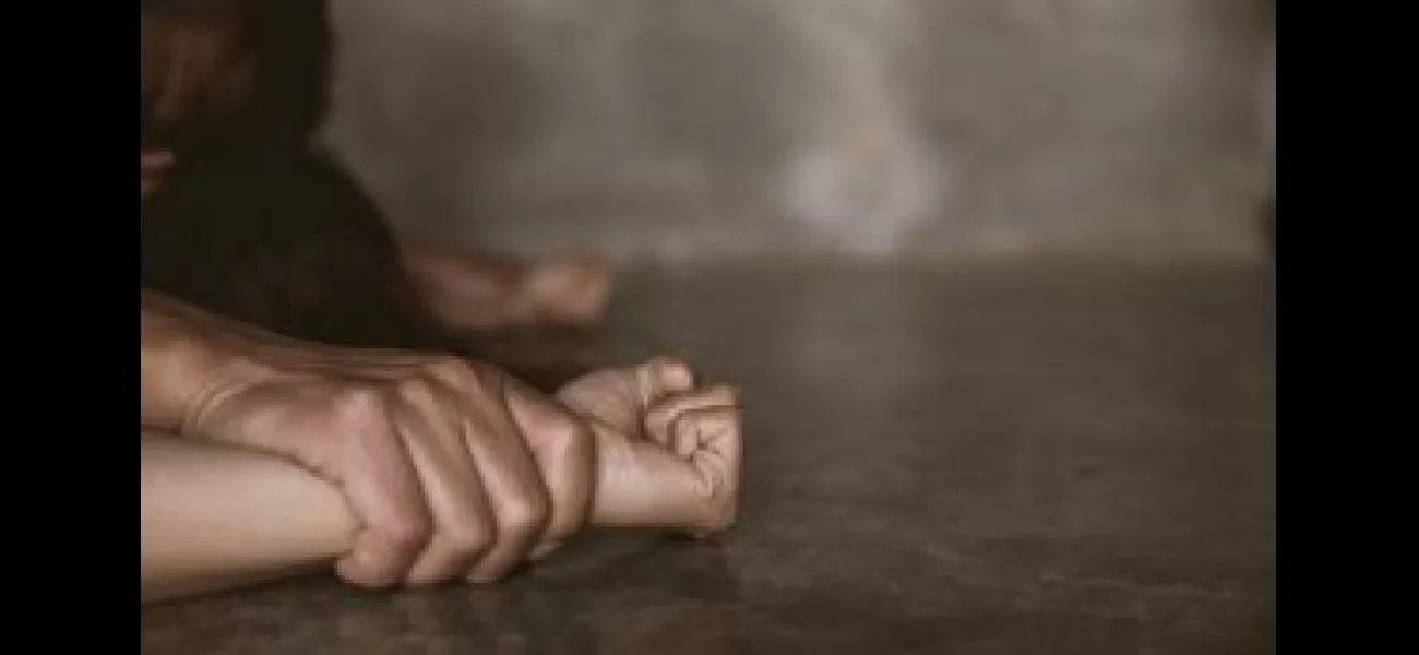 A man accused of gang rape is sent to prison after the victim's son asks about his father's whereabouts.