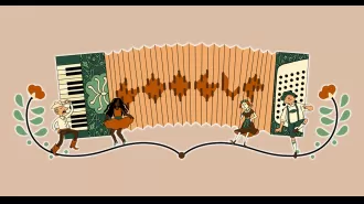 Google is honoring the accordion through today's Doodle.