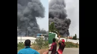 A chemical factory in Thane district experienced a boiler explosion, injuring six people in a subsequent fire.