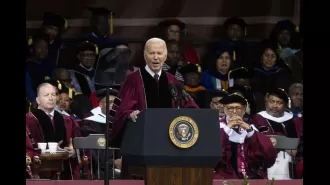 Experts say Biden repeatedly makes false claims about Georgia's election law.