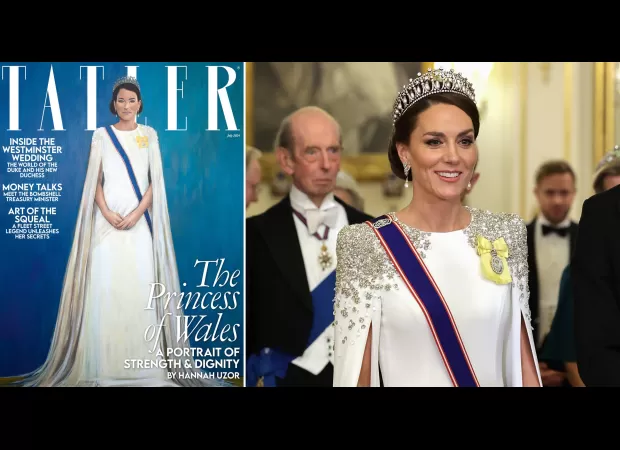 Tatler's new Kate Middleton cover has caused confusion.