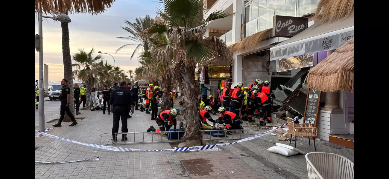 Four deaths and 21 injuries reported after bar collapse in Majorca.