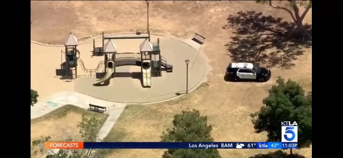 A young boy was discovered deceased in a playground and his father was taken into custody.