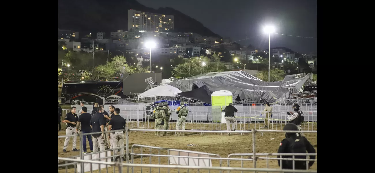 9 people were killed when strong winds knocked down a stage during a campaign rally in northern Mexico.