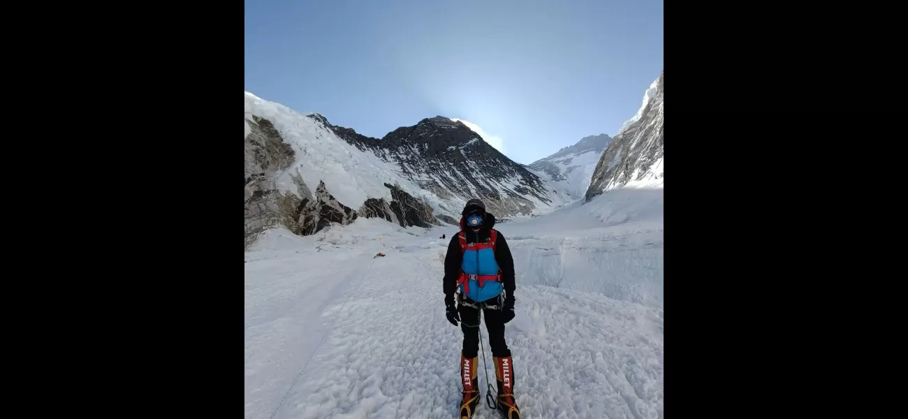 A climber and sherpa are missing on Mount Everest after a failed summit attempt.