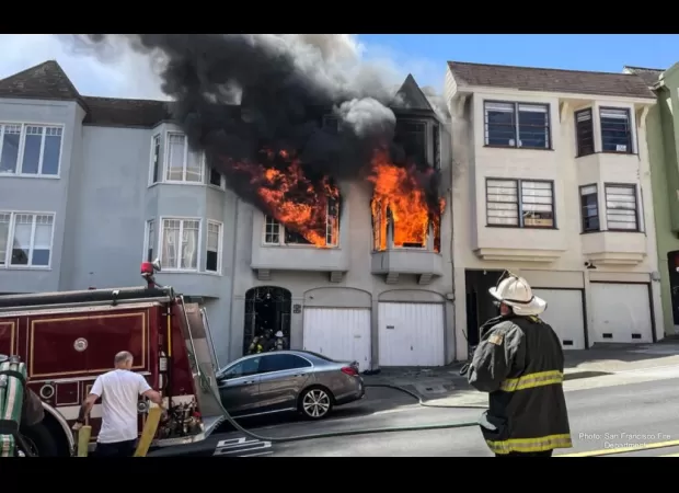 A family home in San Francisco was intentionally burned down following the receipt of racist packages.