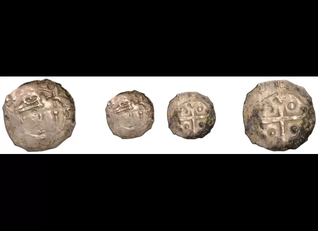 Scot. coin from King David I sold at auction, one of first minted in Scotland during his reign