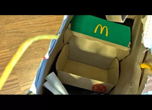 DoorDash customer plays a prank on McDonald's by ordering a burger with all toppings removed.