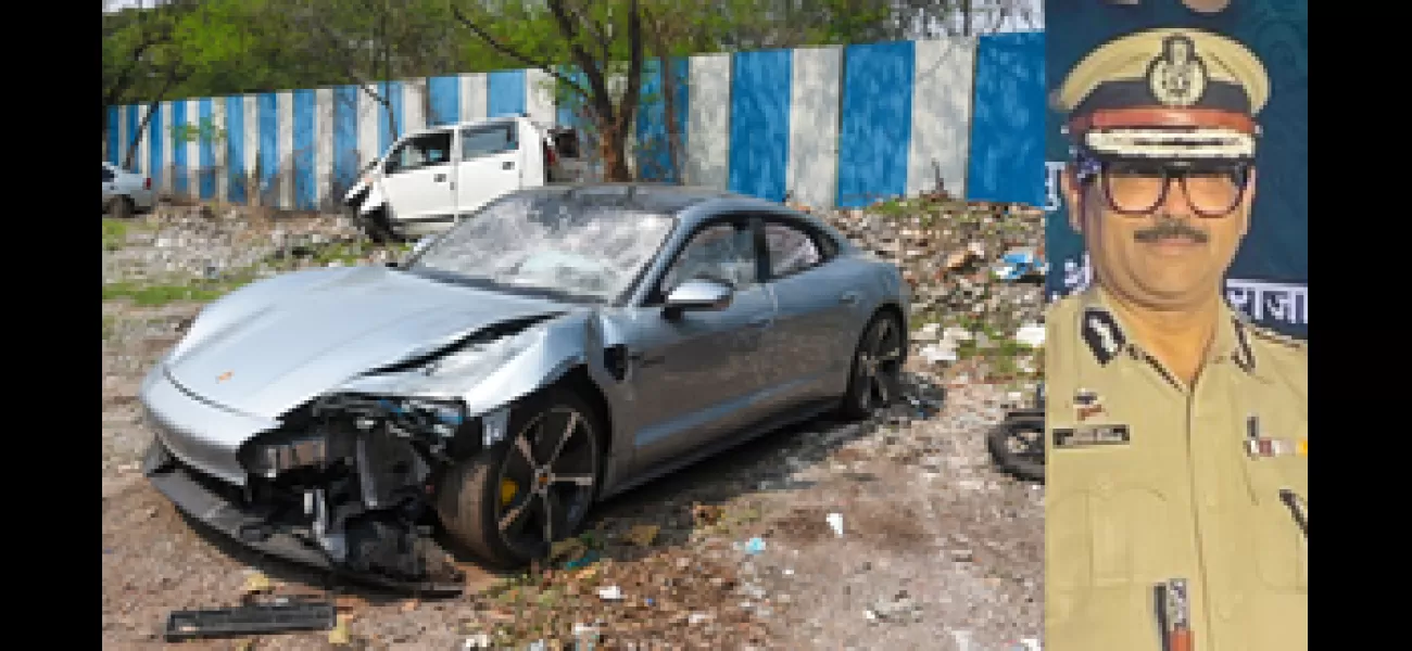 Police chief in Pune tried to prove teenager was not driving Porsche.