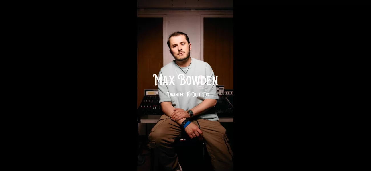Actor Max Bowden opening up about his mental health battle, alongside other well-known TV, music and film personalities.