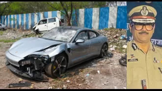 Police chief in Pune tried to prove teenager was not driving Porsche.