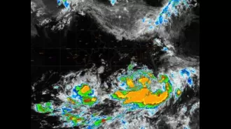 A strong typhoon may develop in the Bay of Bengal and is predicted to hit land on Sunday evening.