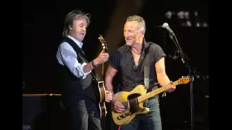Paul McCartney joked that Bruce Springsteen has never worked a day in his life at a recent roast.