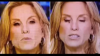 Journalist becomes internet sensation as audience believes she accidentally consumed insect during on-air segment.