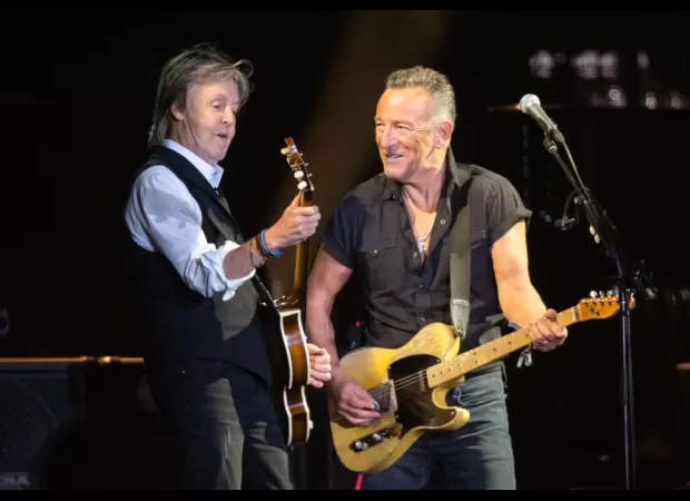 Paul McCartney joked that Bruce Springsteen has never worked a day in his life at a recent roast.