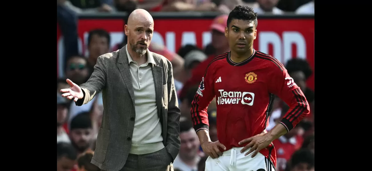 Man Utd players think Ten Hag may bench Casemiro for FA Cup final vs Man City.