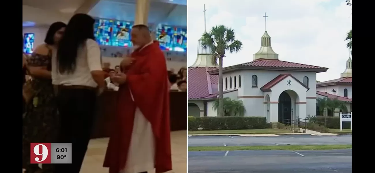 A priest bit a woman who was denied Communion, claiming to do so to protect the Communion wafer.
