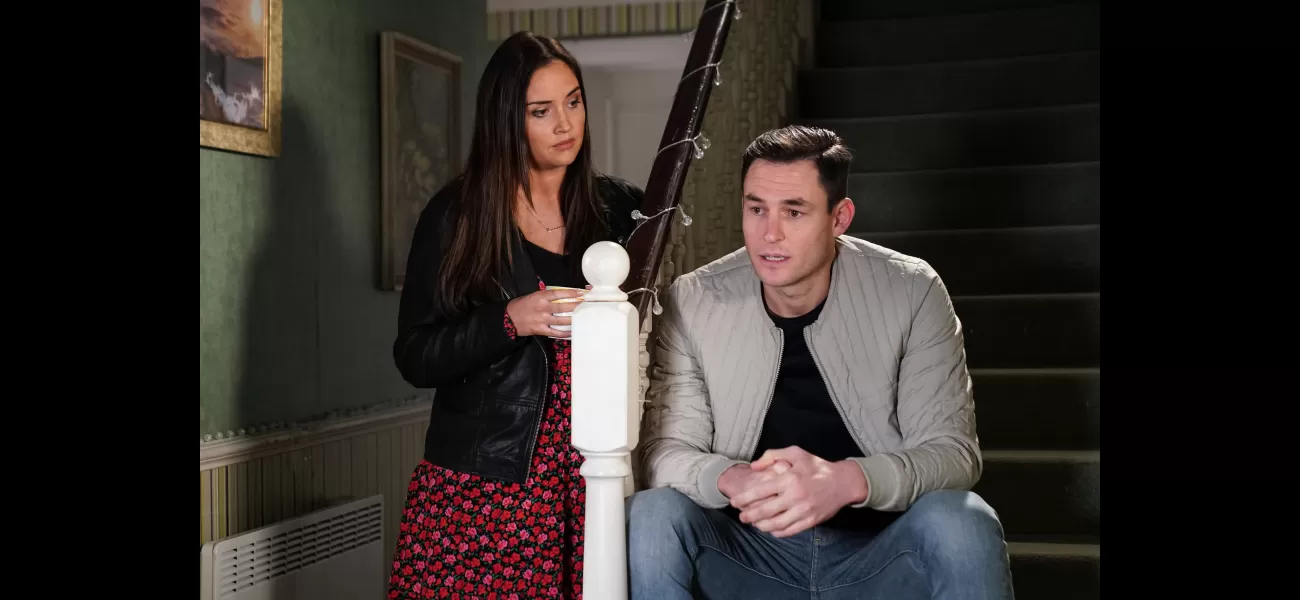 Lauren is terrified when Zack becomes aggressive towards her in a shocking moment on EastEnders.