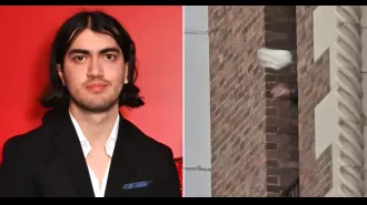 MJ's son imitates father's dangerous actions on balcony two decades later.