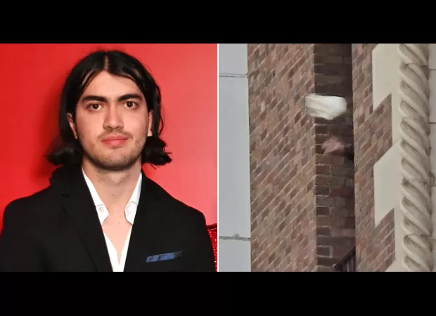 MJ's son imitates father's dangerous actions on balcony two decades later.