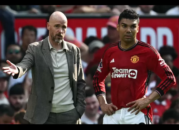 Man Utd players think Ten Hag may bench Casemiro for FA Cup final vs Man City.