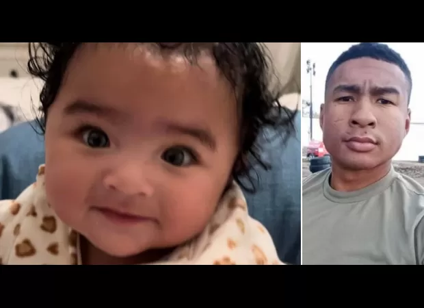 A soldier allegedly killed his 8-month-old daughter after she wouldn't stop crying.