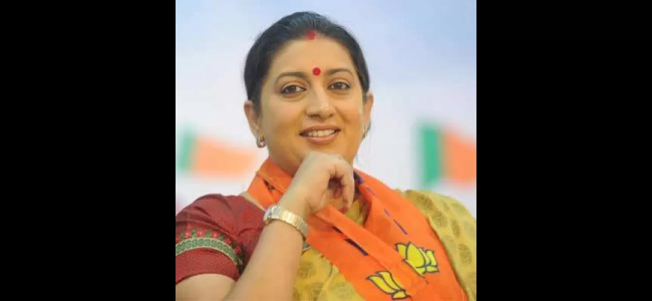 Smriti Irani urges people to vote for BJP to liberate Odisha from its current state of confinement.