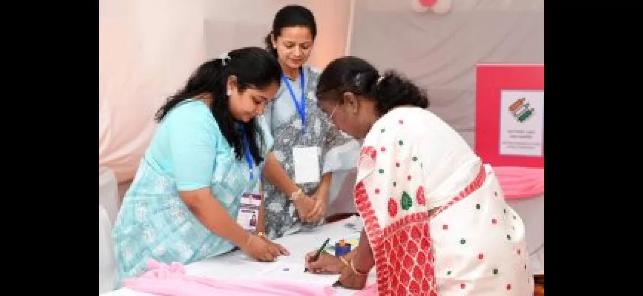 President Murmu votes in New Delhi constituency for Lok Sabha elections.