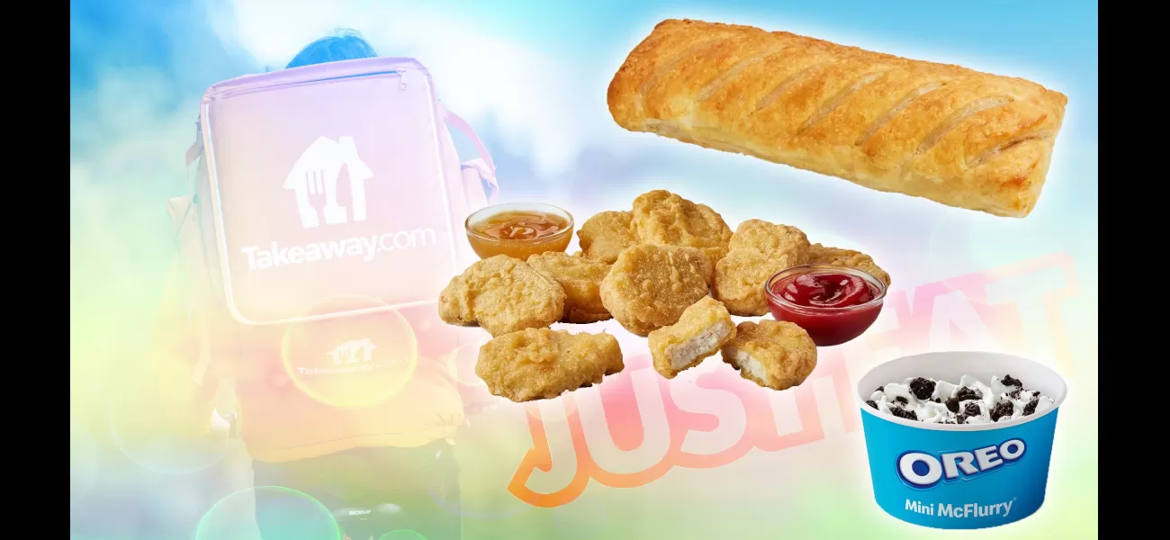 Free food giveaway from Just Eat this bank holiday weekend, including McDonald's meals.