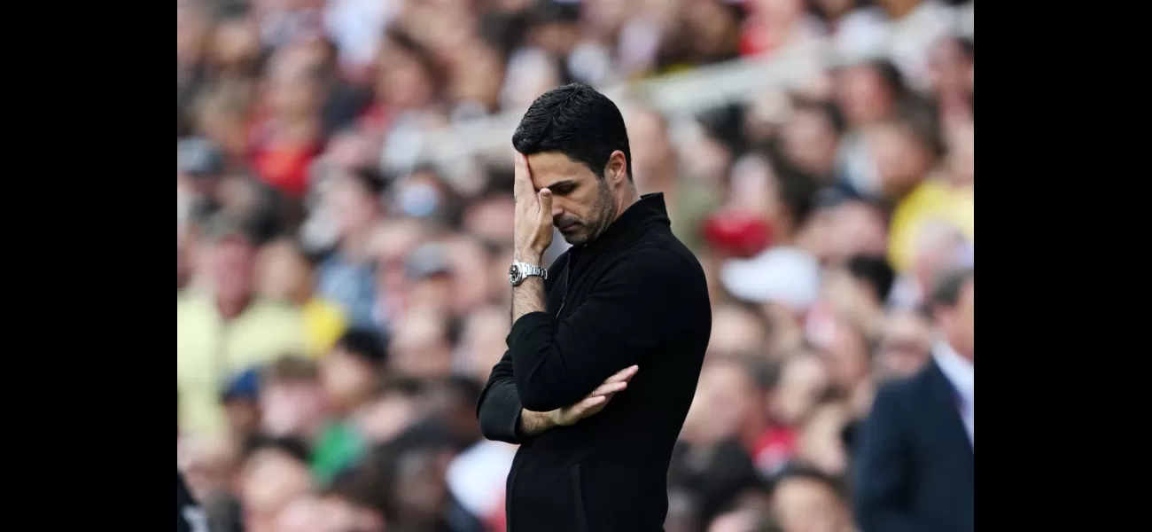 Mikel Arteta rarely played £35 million Arsenal player last season.