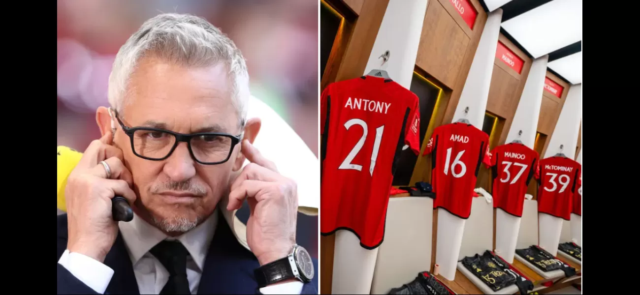 Lineker doubts Man Utd player's injury after last-minute switch in FA Cup final lineup.
