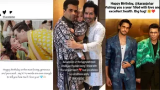 Alia, Varun, and Sidharth of 'Student of the Year' fame celebrate Karan Johar's 51st birthday with heartfelt wishes for their mentor.