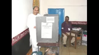 Naveen Patnaik votes, promises BJD will lead stable govt in Odisha once more.
