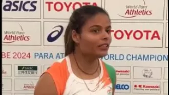 India's Simran won gold at the World Para Athletics Championships, helping India end in 6th place with a record-breaking 17 medals.