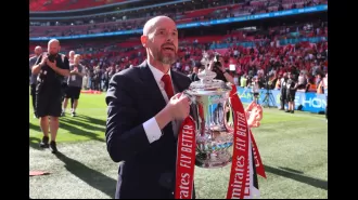 Erik ten Hag cautions Kobbie Mainoo following impressive performance in FA Cup final.