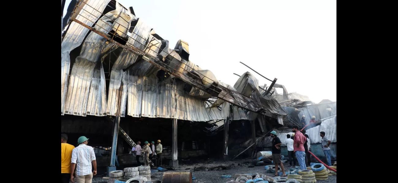 27 people killed in a fire at an amusement park popular with children on a school holiday.