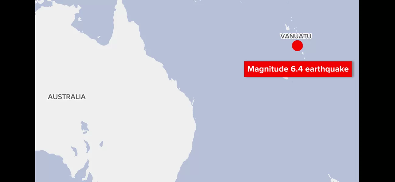 6.4 earthquake hits Vanuatu