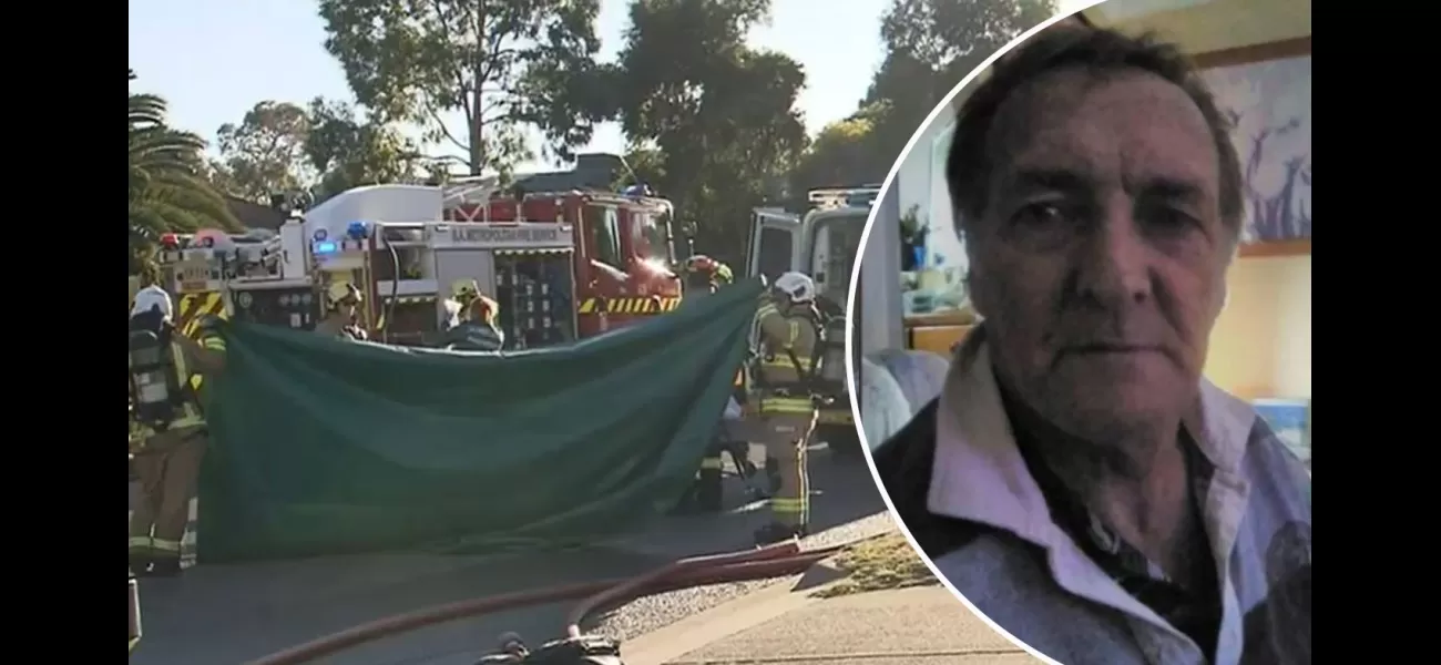 One person dead, one hospitalized after breaking window to flee from fire in house.