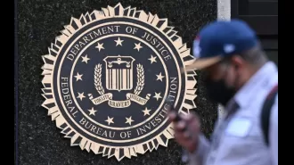 The FBI conducts a search at the office of a district attorney in Mississippi.