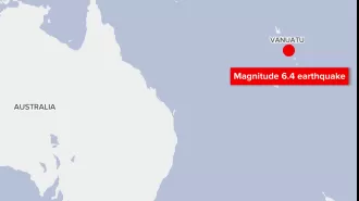 6.4 earthquake hits Vanuatu